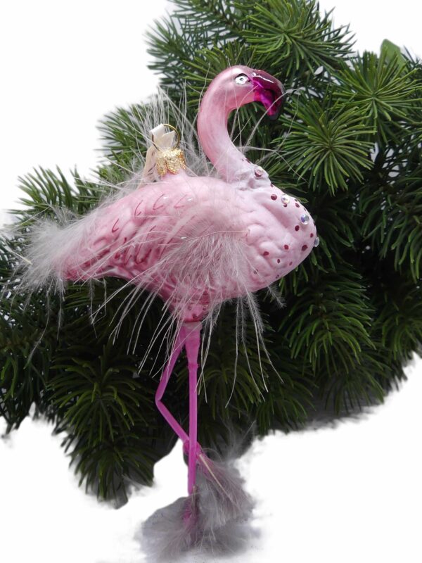 Weihnachtsdeko Flamingo