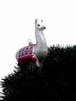 Weihnachtsdeko Lama