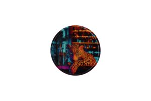 Plate Leopard