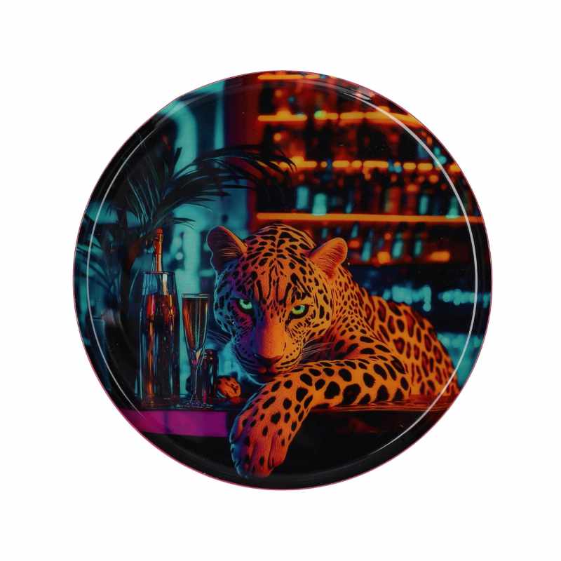 Plate Leopard